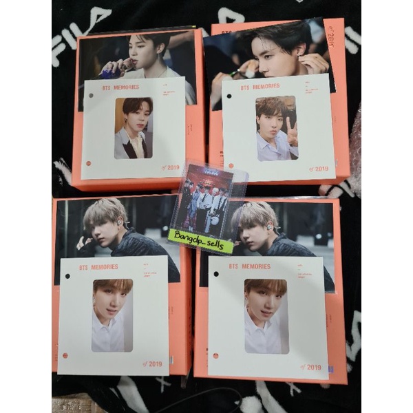 On hand] BTS Memories 2019 DVD with Photocard yoongi jhope