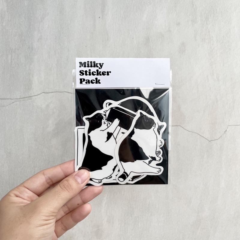 Milky Sticker Pack** | Shopee Philippines