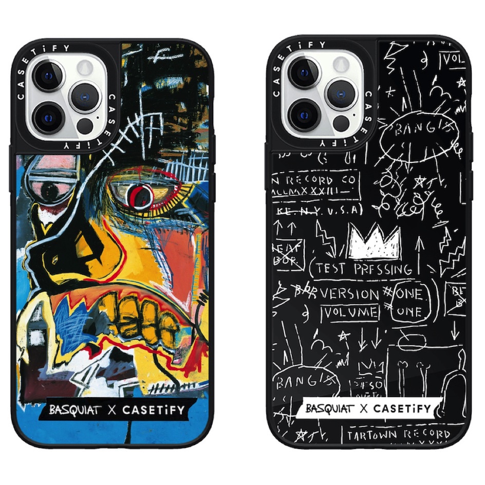 Artist Basquiat Graffiti Matt Glossy Mirror Hard Phone Case for