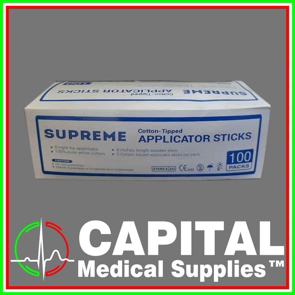 Sterile CottonTipped Applicator Sticks (Big Head 100pcs / Small Head