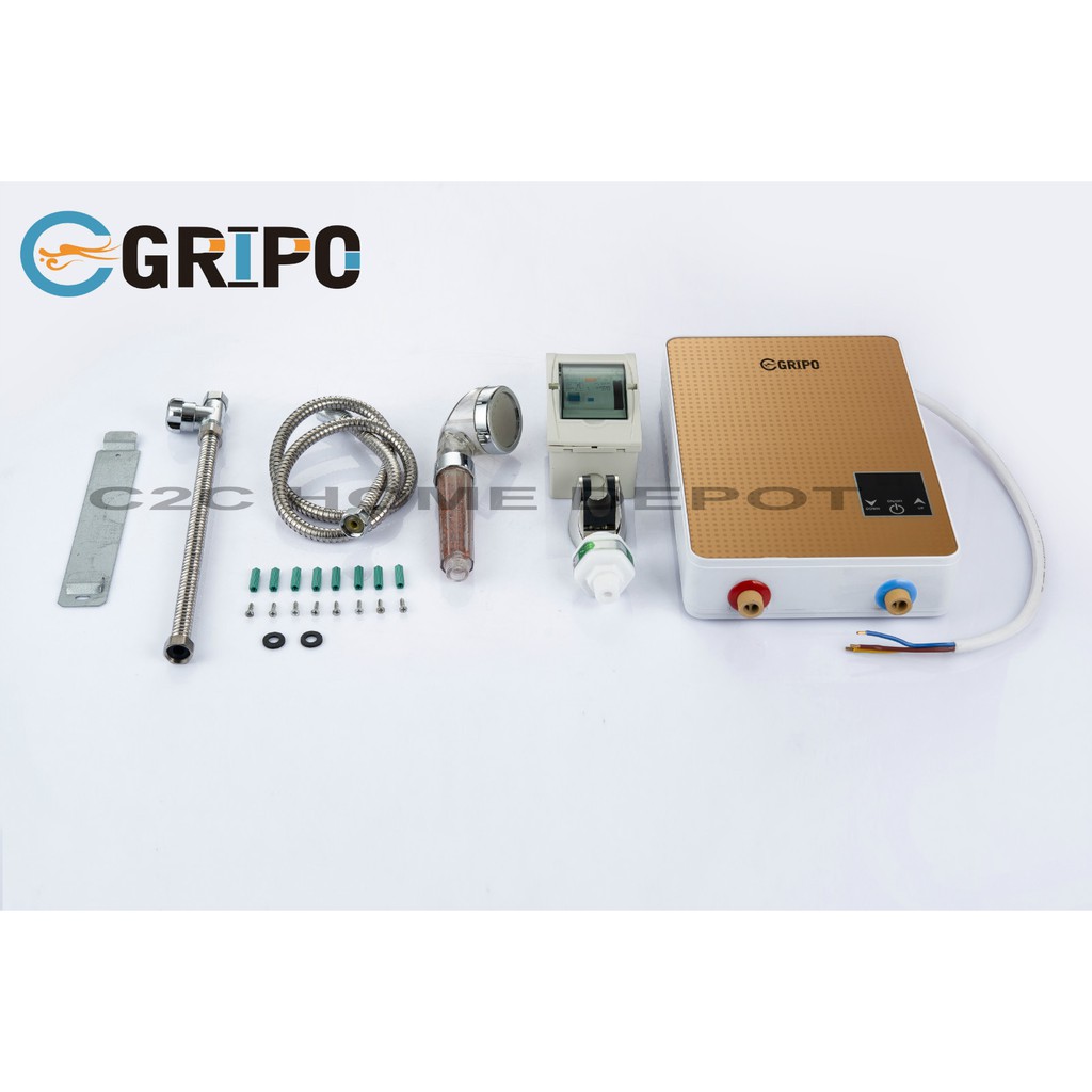 GRIPO high quality electric instant water heater 6000W GP6kw | Shopee  Philippines