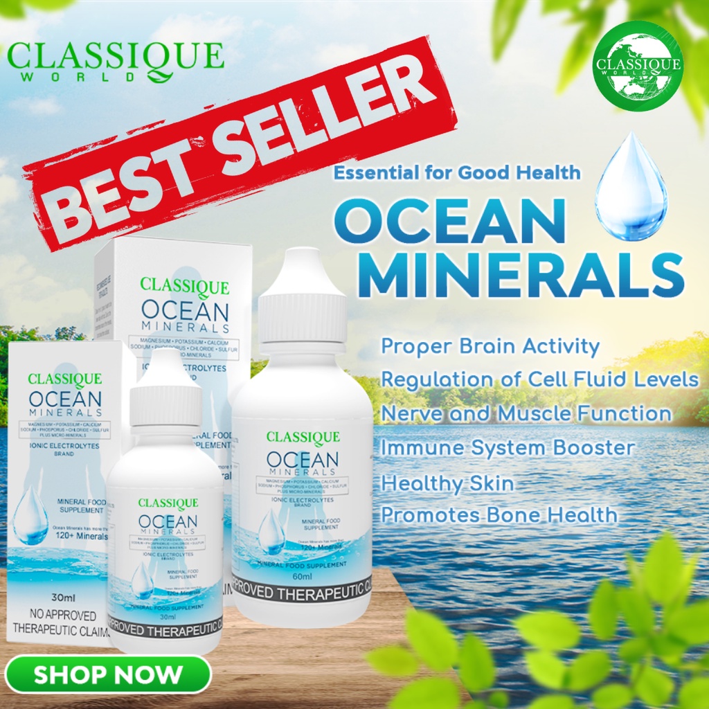 Original Ionic Ocean Minerals ( Electrolytes and Alkaline Drops