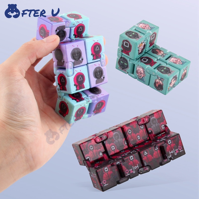Sensory Infinity Cube Sensory Fidget Toy For Autism Anxiety Stress ...