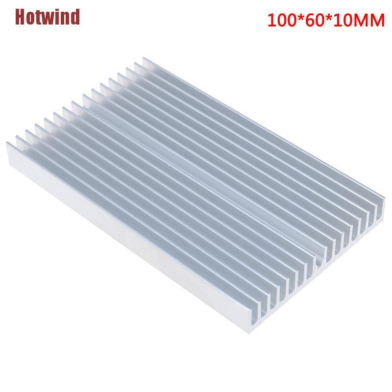 HW 100*60*10mm Aluminum Heatsink Cooler Chip Radiator for IC LED Power ...