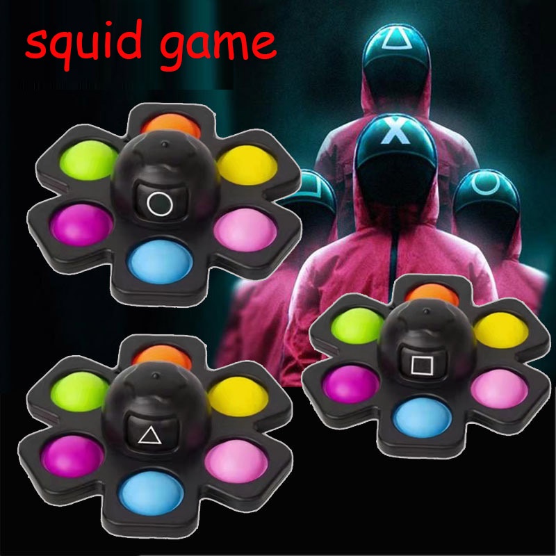 Squid game mask shape pop it Children Educational Decompression Toys ...
