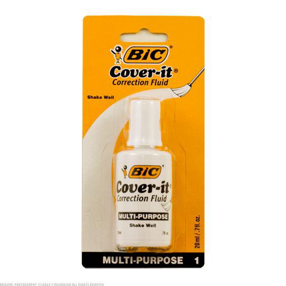 Bic Coverit Correction Fluid, 20ml, 1count Shopee Philippines