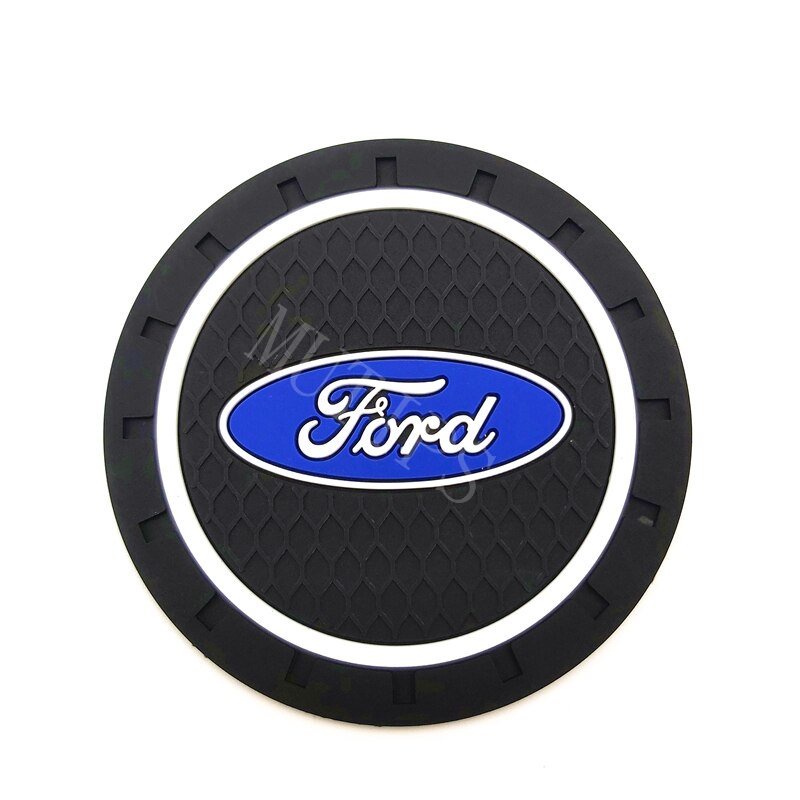 Ford Car Water Coaster Cup Bottle Holder Soft Rubber Anti-Slip Pad Mat ...