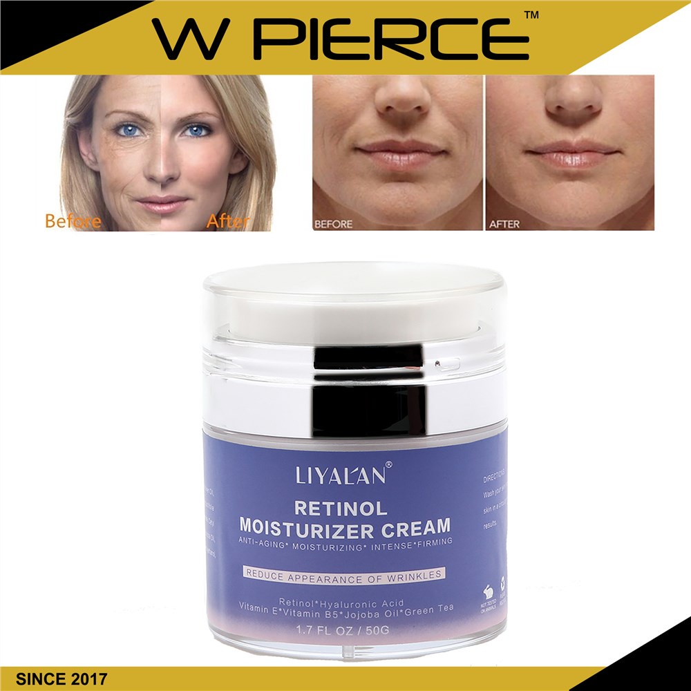 Liyalan Retinol Moisturizer Cream AntiWrinkel for Face and Eye
