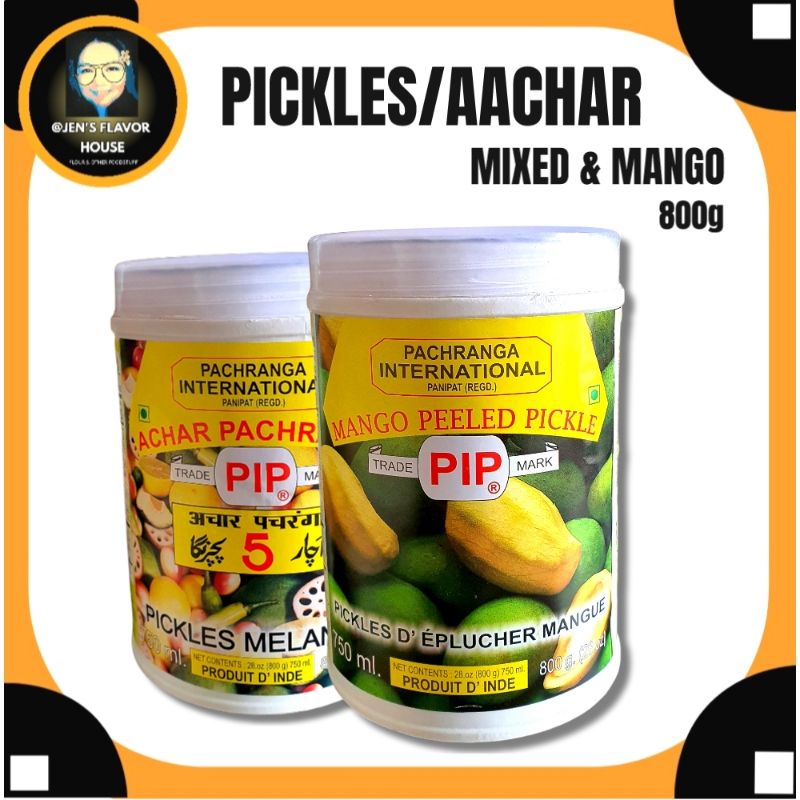 Pickle PIP Mixed Mango Achaar 1kg/800g | Shopee Philippines