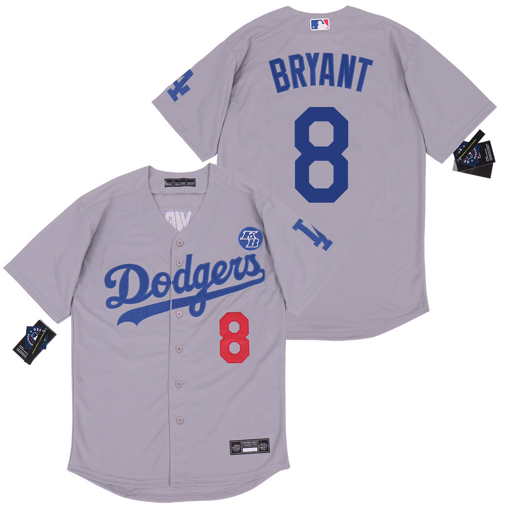 Men's #8/24 Kobe Bryant LA Dodgers Jersey - Kobe Patch - StrendyGear