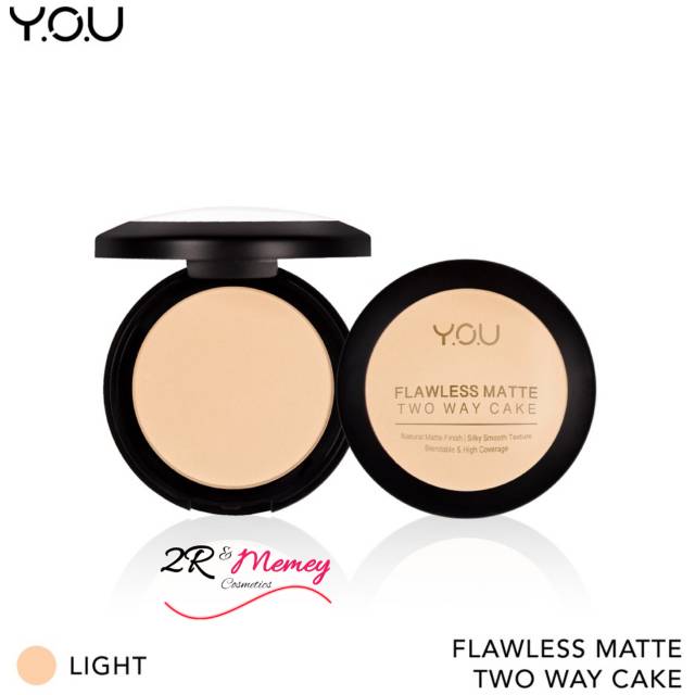 Y.O.U YOU Basic Collection Flawless Matte two way cake - YOU | Shopee ...