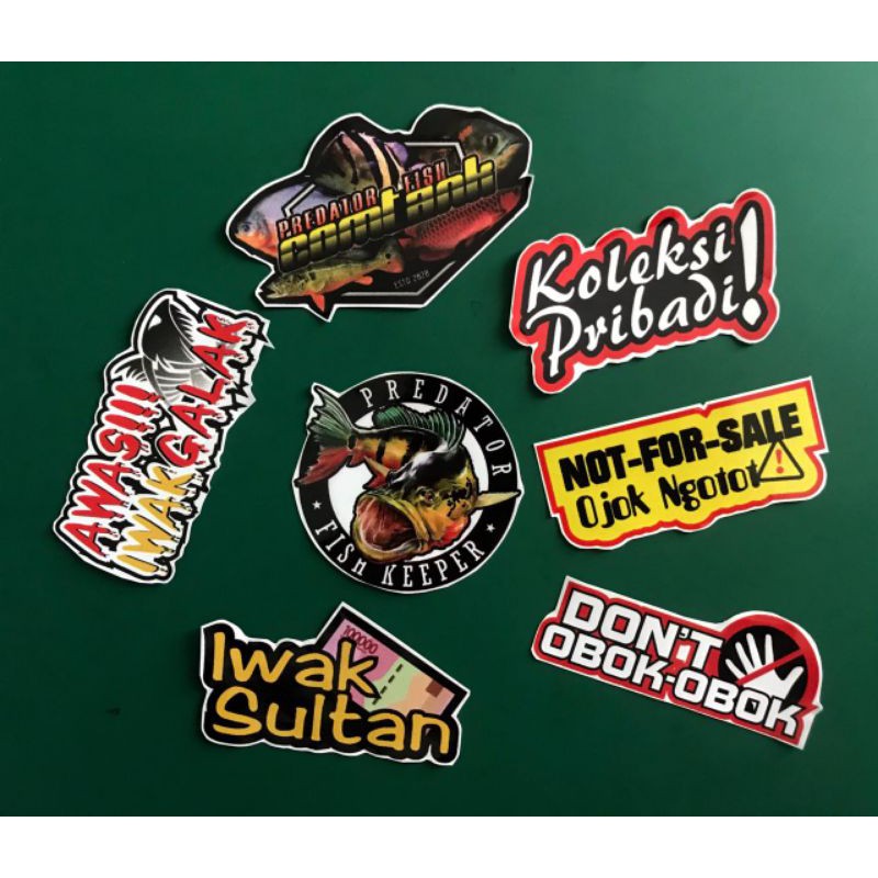 Predator FISH AQUARIUM MINI STICKER | Shopee Philippines