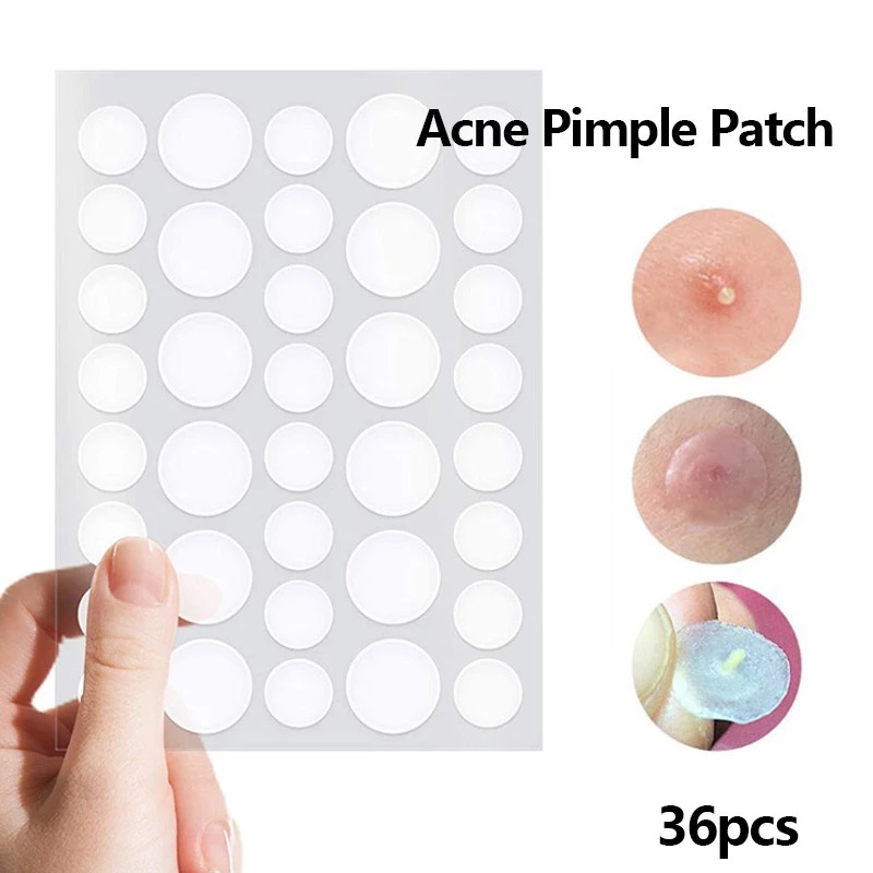 LAFUNNI 36pcs/set Hydrocolloid Acne Invisible Pimple Master Patch Skin