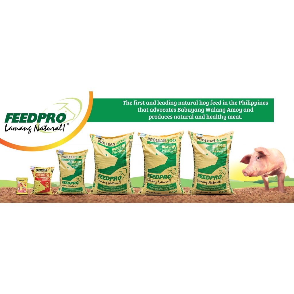 Feedpro Prolean Babuyang Walang Amoy Natural Hog Feeds Sold per