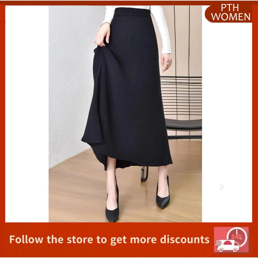 1820 Long skirt knitted skirts church skirts Aline 80CM Muslim skirts