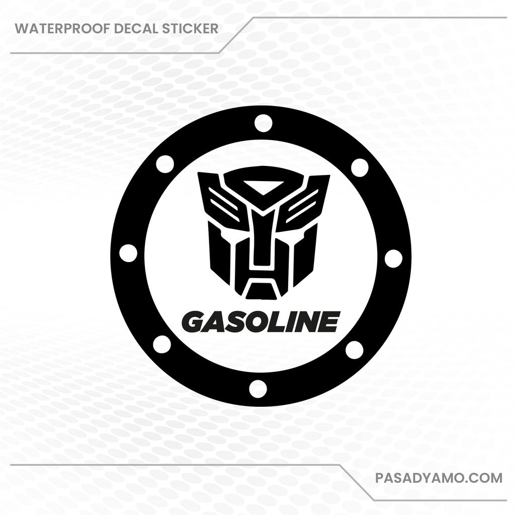 Transformers Fuel Tank Cover Gasoline Decal Sticker for Cars ...