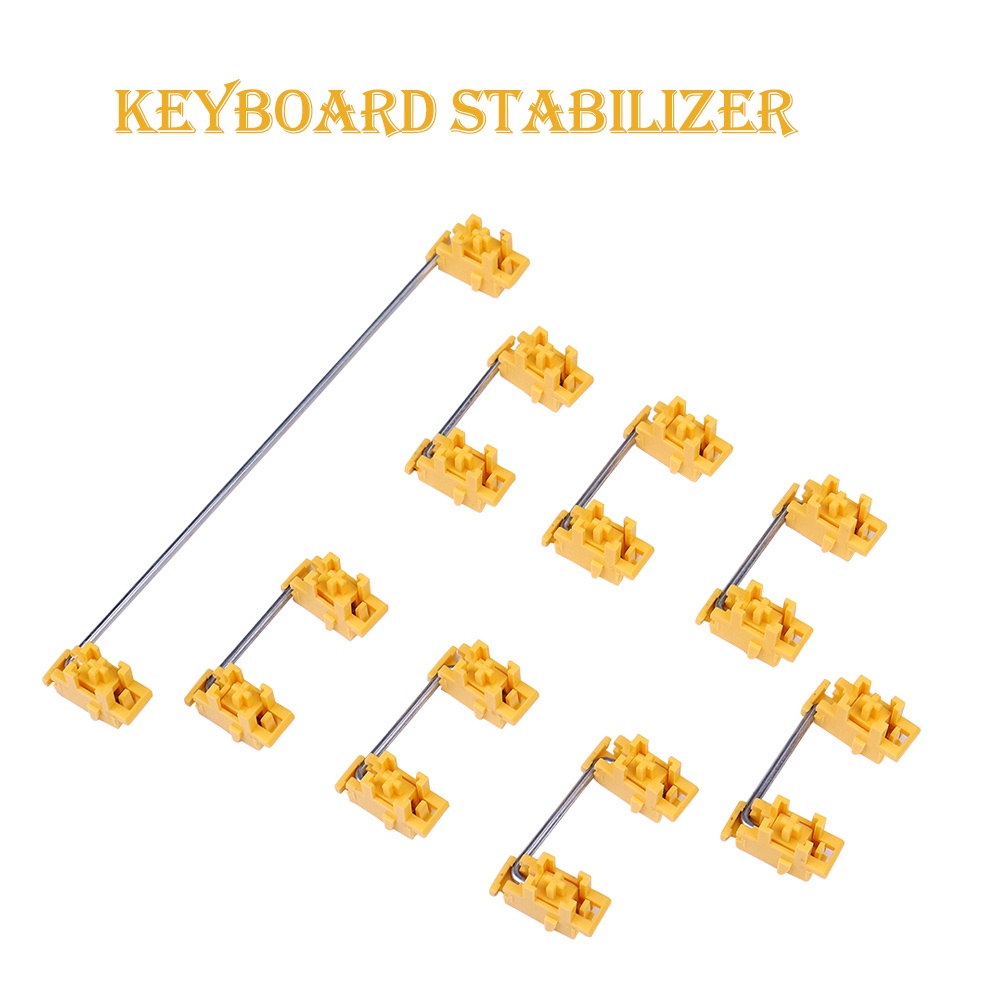 Yellow Satellite Stabilizers 2u 6.25u GK64/GH60/RK61 Mechanical ...