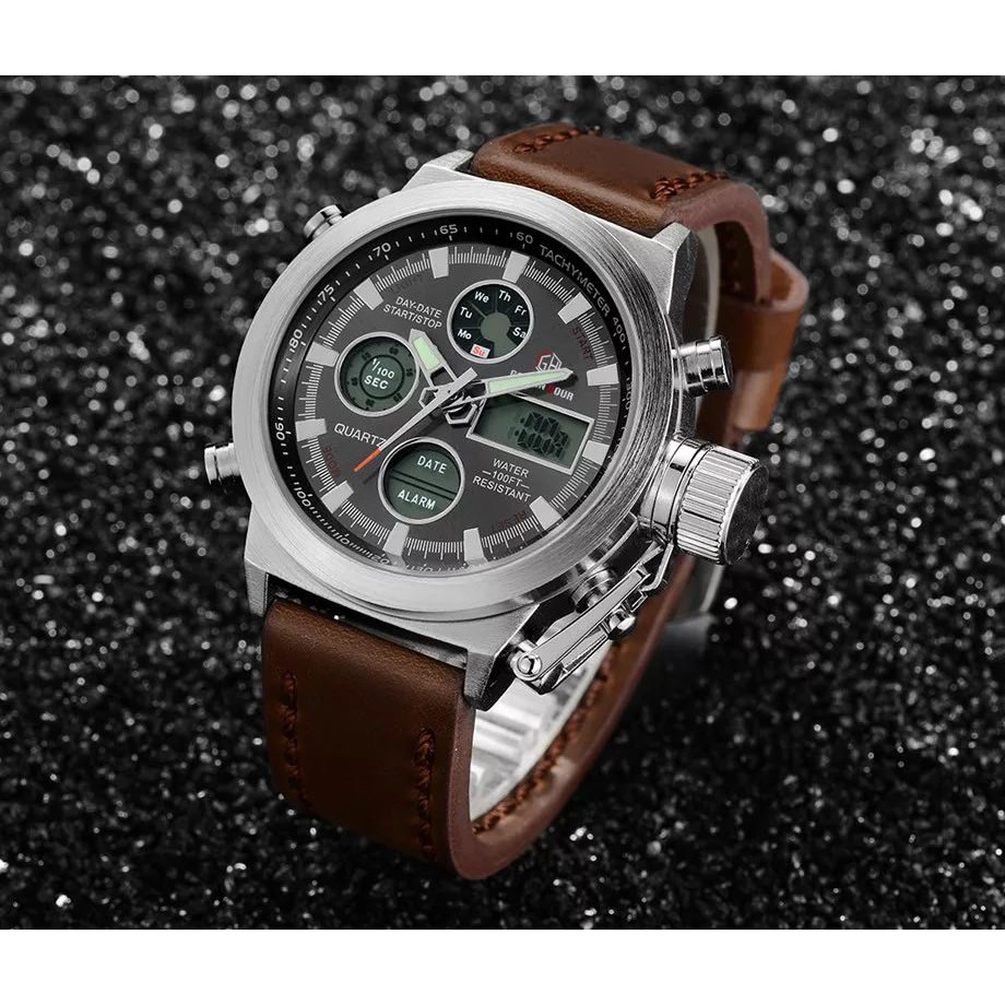 Golden hour multifunction discount watch