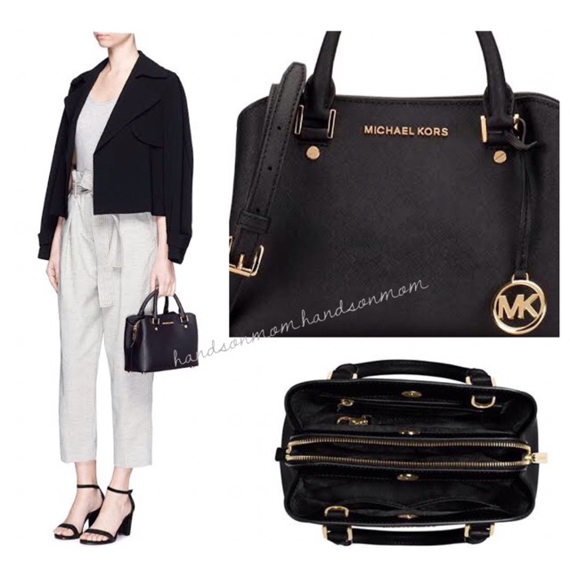 Michael kors savannah satchel on sale small