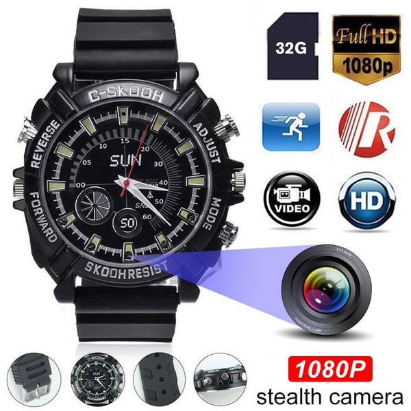 2026 NEW Full HD 1080P Video Recorder Mini Camera Watch with Cameras IR ...