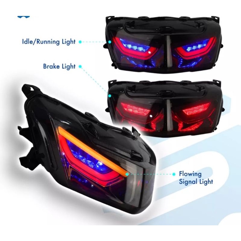 NMAX V1 SMOKED LED TAIL LIGHT PLUG N PLAY Shopee Philippines