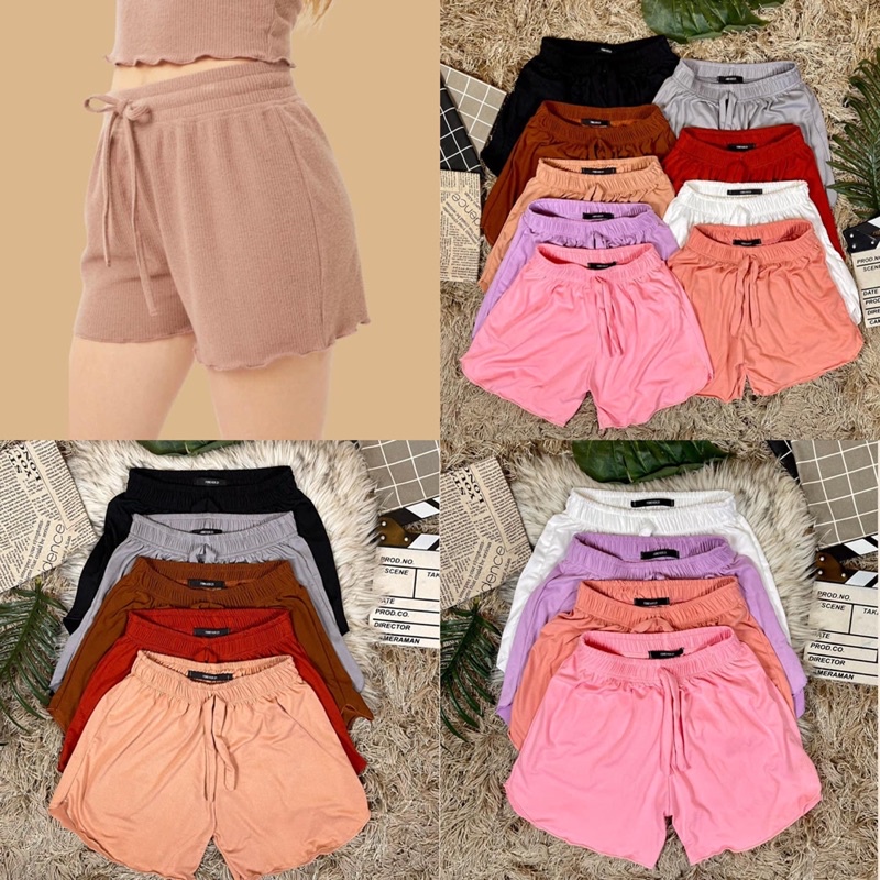 F21 Comfy Lettuce Shorts for Women | Shopee Philippines
