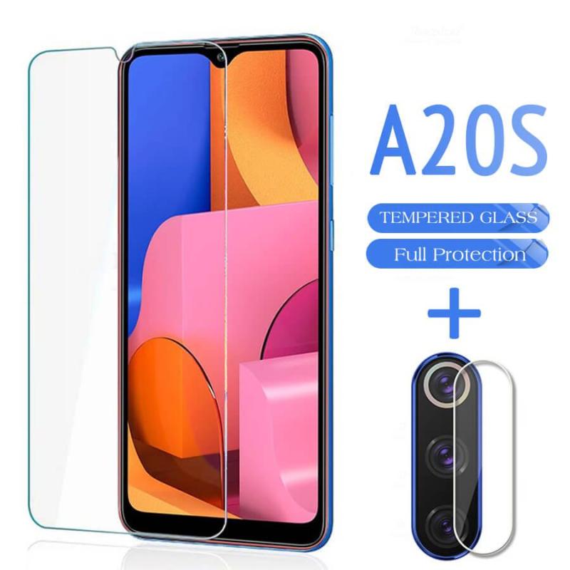Samsung A 20S Tempered Glass For Samsung A20S 2-IN-1 Glass screen