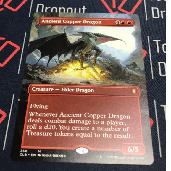 Ancient Copper Dragon (Borderless) Commander Legends Battle for Baldur's Gate MTG Shopee