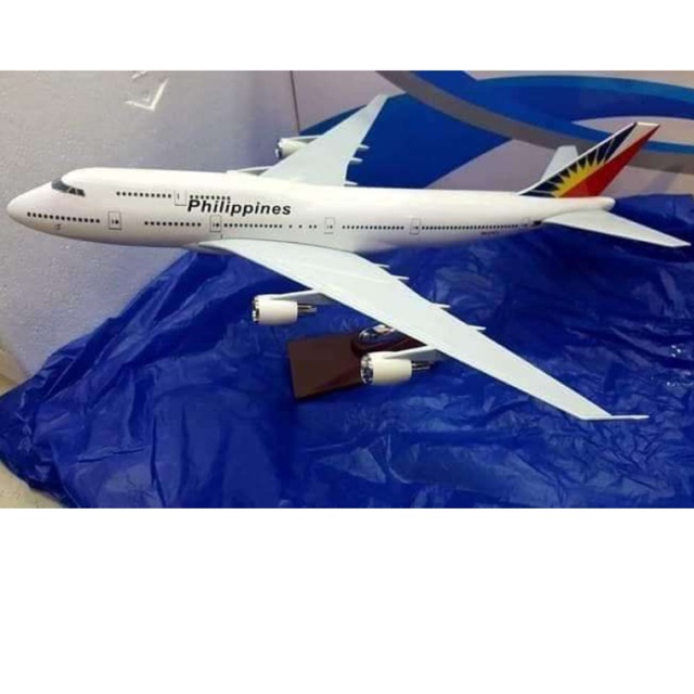 18 Inches Die Cast Metal Airplane ️ 45 Cm Philippine Airlines Pal B747 Display Collection