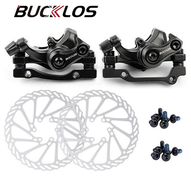 Hydraulic Brakes BUCKLOS Mountain Bike Hydraulic Disc Brake Set