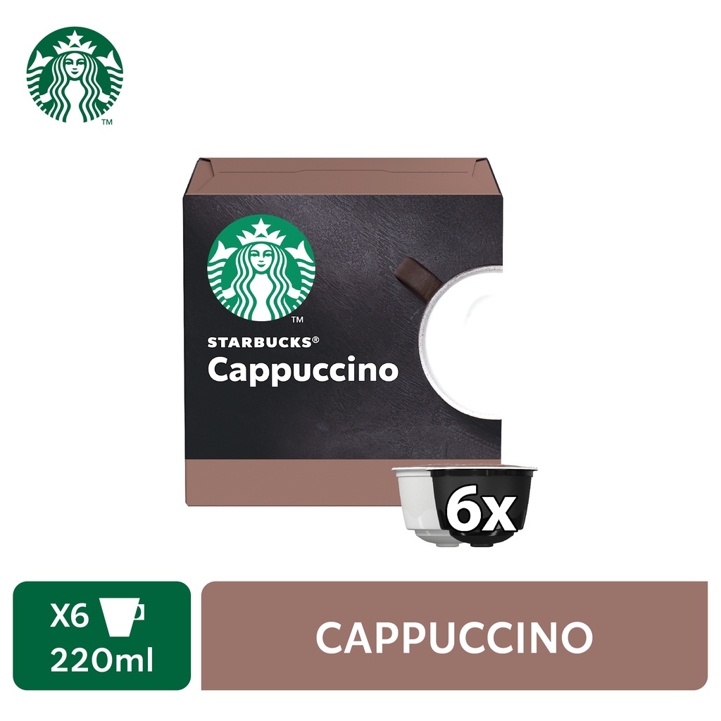 starbuck STARBUCKS Cappuccino by NESCAFÉ DOLCE GUSTO Coffee Pods, Box