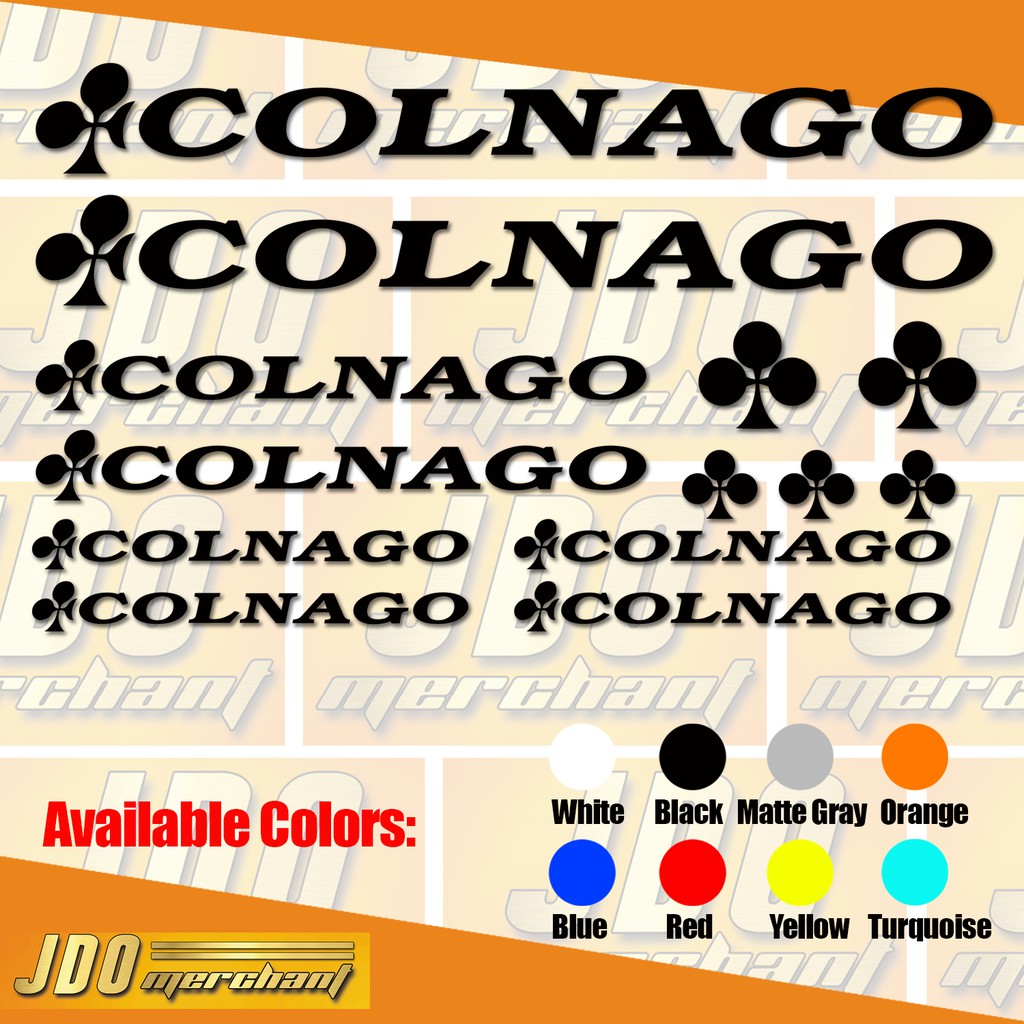 Colnago bikes Stickers set 1 | Shopee Philippines