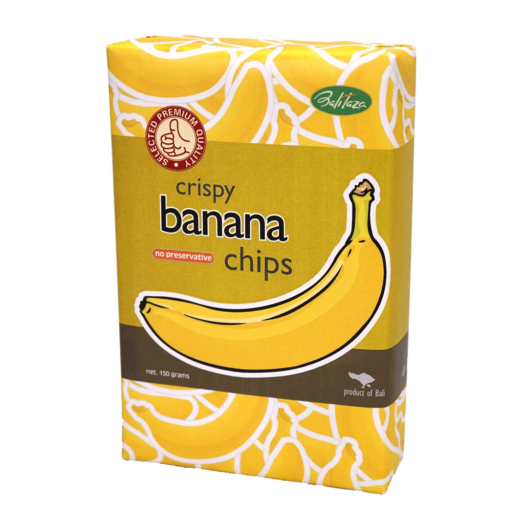 Toddler Za Banana Chips 150gr / Box Crispy Banana Chips Shopee
