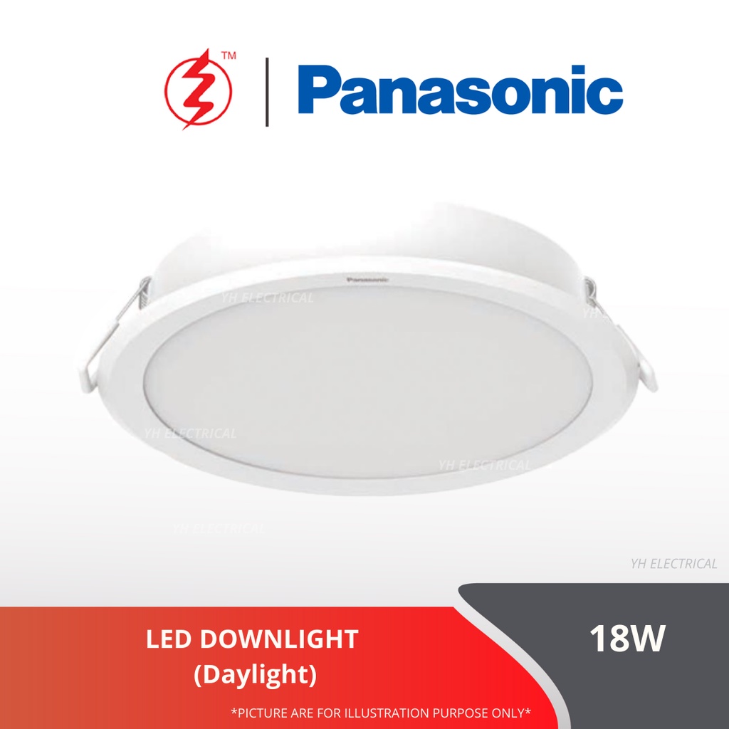 PANASONIC 18W LED DOWNLIGHT / DAYLIGHT ENERGY SAVING Ceiling Light ...