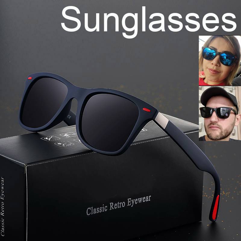 [cod Ready Stock] Polarized Sunglasses Men Women Driver Shades Male