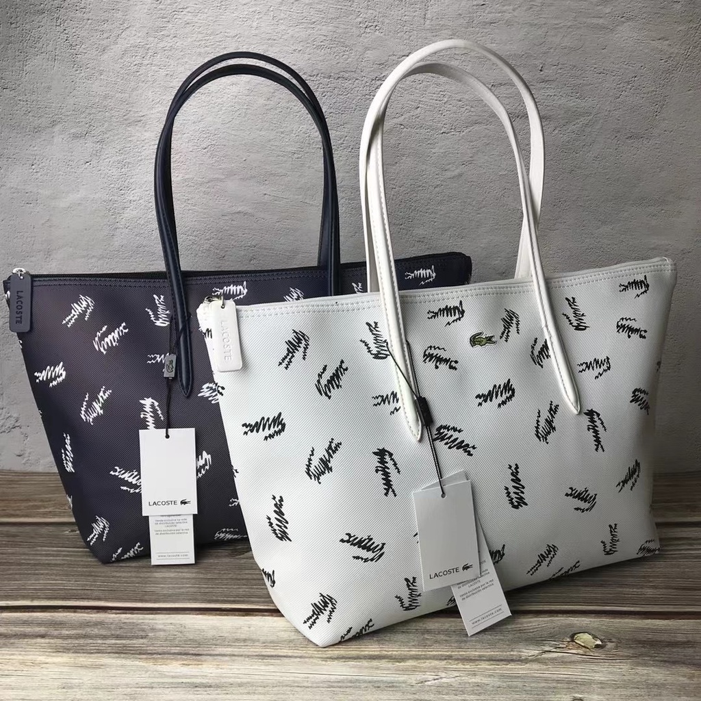 Lacoste dual discount carry tote bag