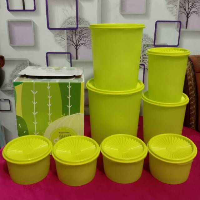 Green deco canister set with free Shopee Philippines