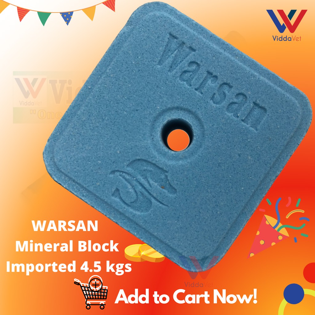 WARSAN Imported Trace Mineral Block for livestock cattle goat horse cow