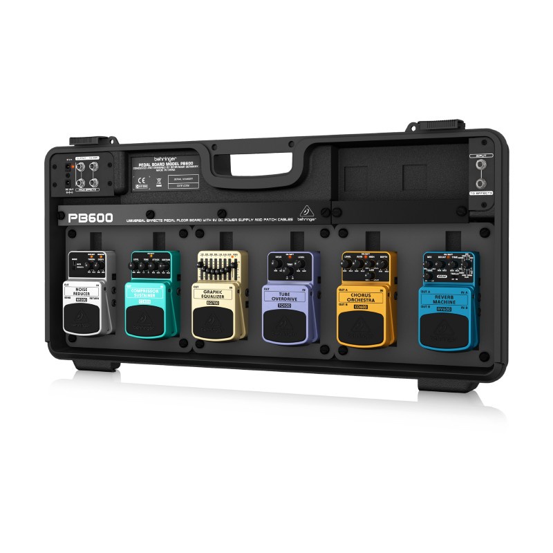 BEHRINGER PB600 Universal Effects Pedal Floor Board with 9 V DC Power