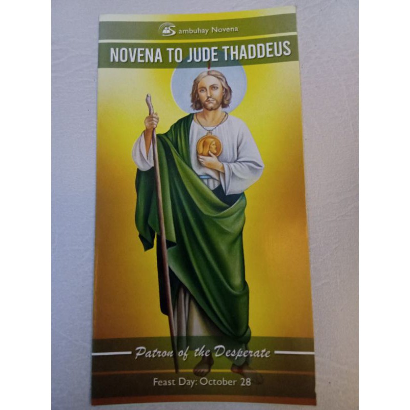 Novena Saint Jude Thaddeus St Jude nobena nobenaryo | Shopee Philippines