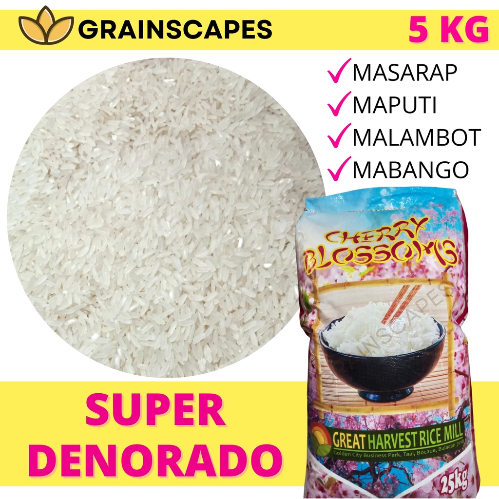 BIGAS / RICE FOR SALE- SUPER DENORADO PREMIUM WELL-MILLED (SOLD PER 5 ...