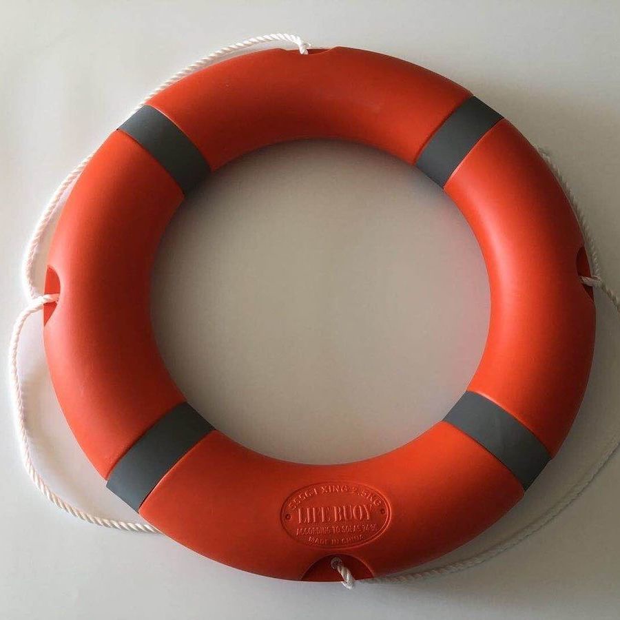 PVC Safety Life Buoy Marine Safety Kehidupan MARINE RING BUOY Marine
