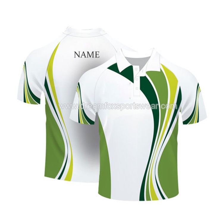 Green polo shirt outlet design