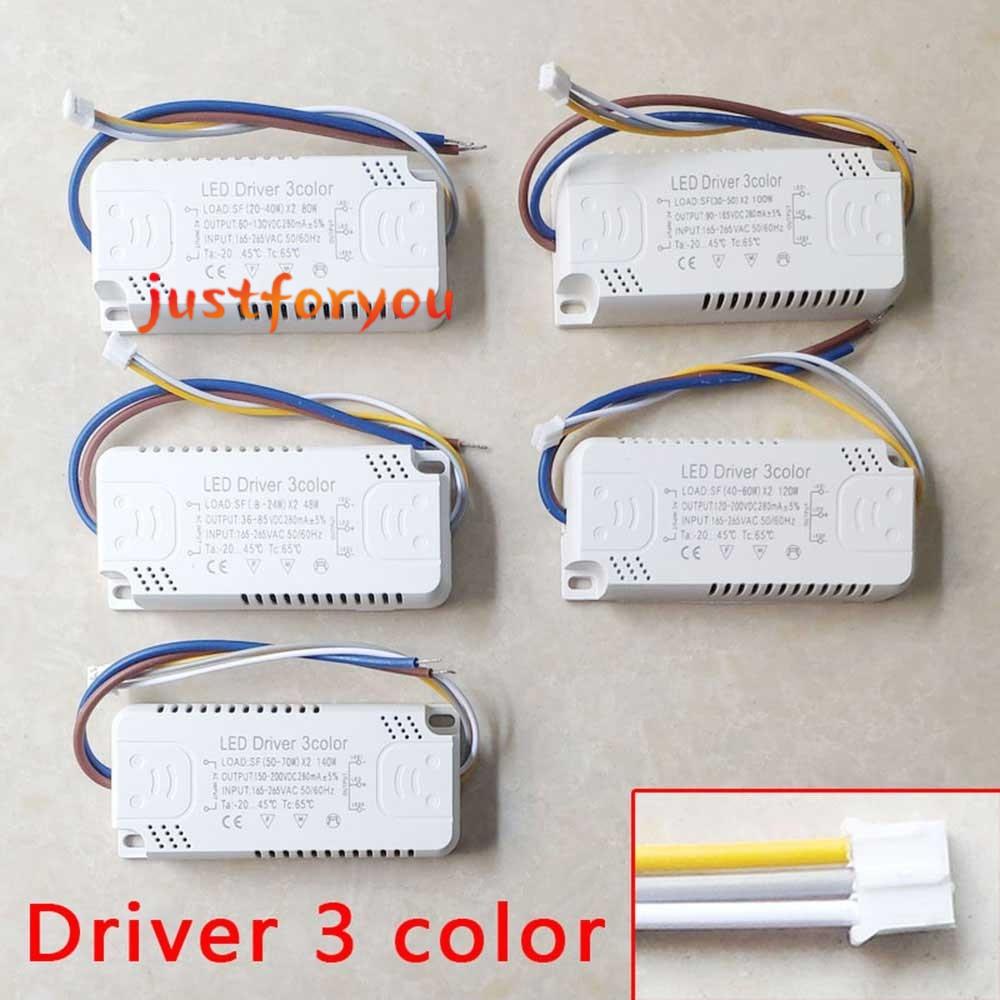 LED Driver 3color Adapter For LED Lighting Non-Isolating Transformer ...