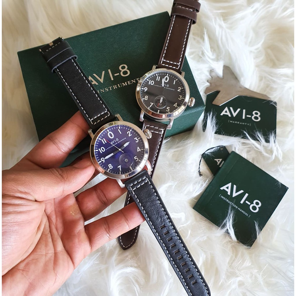 AVI 8 AV 4020 03 Men s Lancaster Bomber Watch Navy Blue Shopee