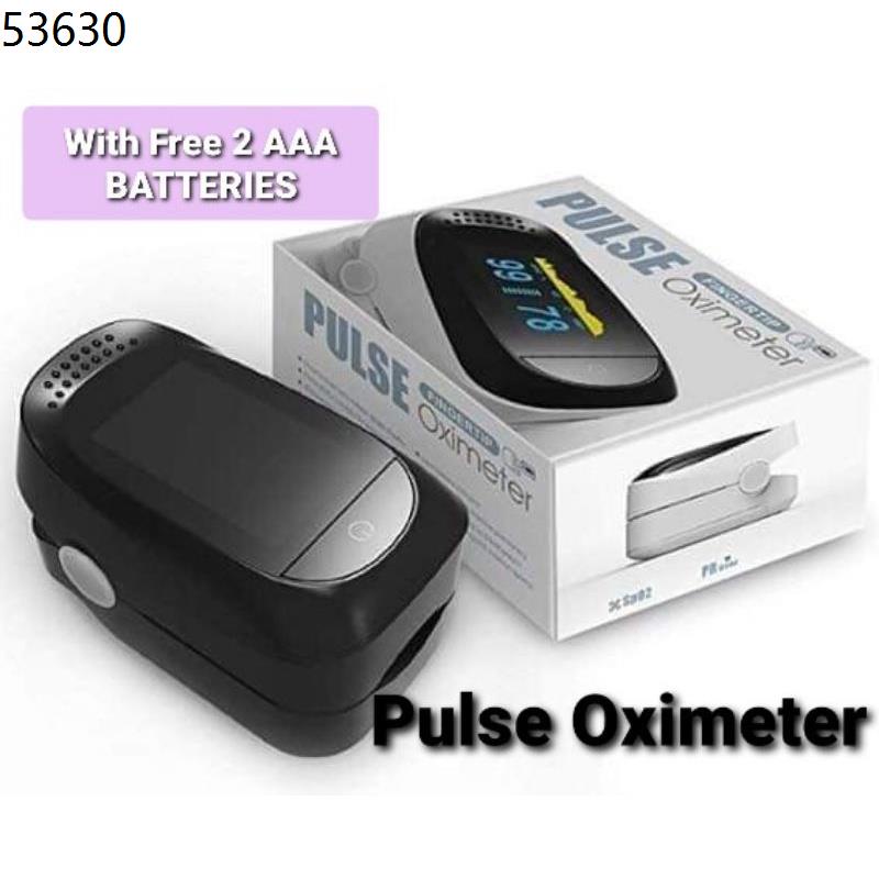 pulse oximeter rechargeable Fingertip Pulse Oximeter BLACK (with FREE 2