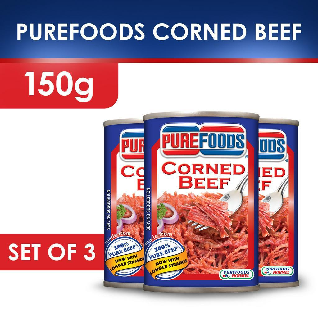 Purefoods Corned Beef (150g) Set of 3 Shopee Philippines