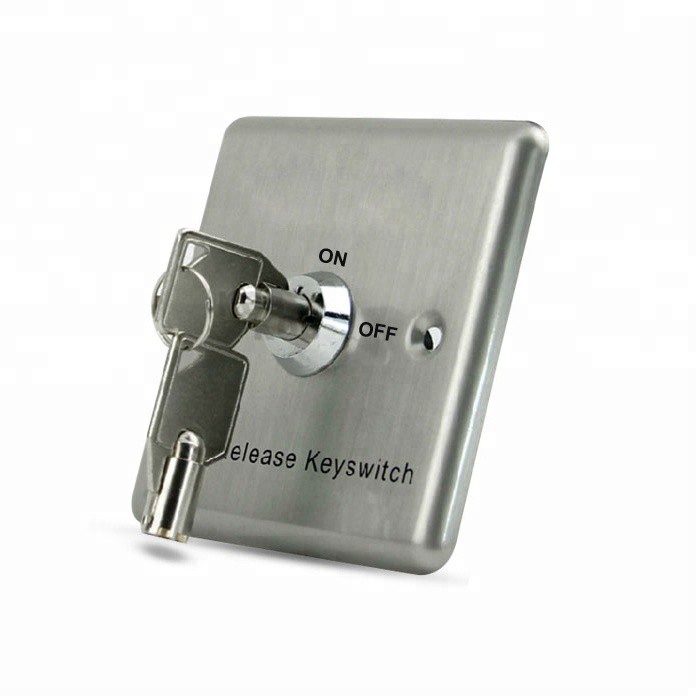 Door Exit Release Button with Keys Stainless Steel for Door Access ...