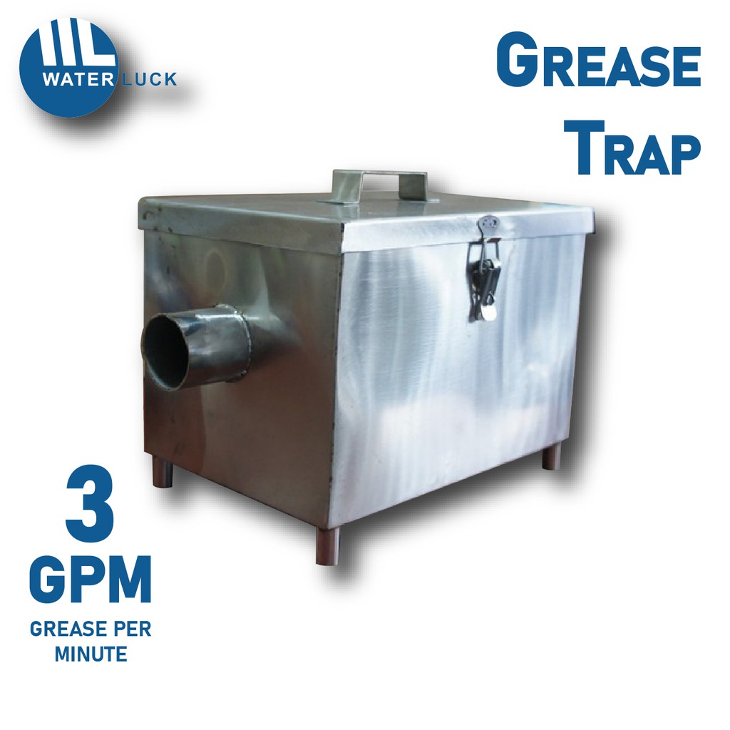 Grease Trap 3GPM (3 Gallons per Minute) Stainless Steel GT3 Shopee