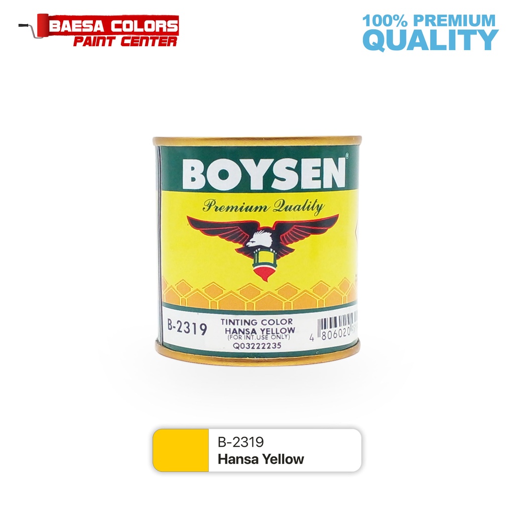 BOYSEN 2319 TINTING COLOR HANSA YELLOW 1/4L Shopee Philippines